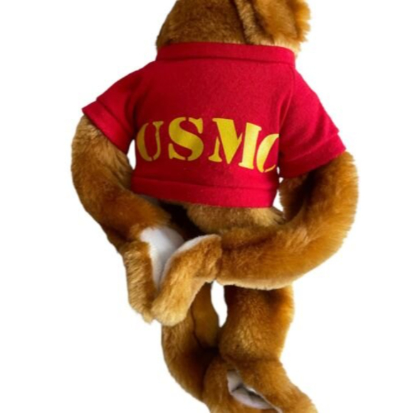Hanging Bulldog plush With USMC Tee Shirt Chesty Semper Fi - Picture 6 of 7